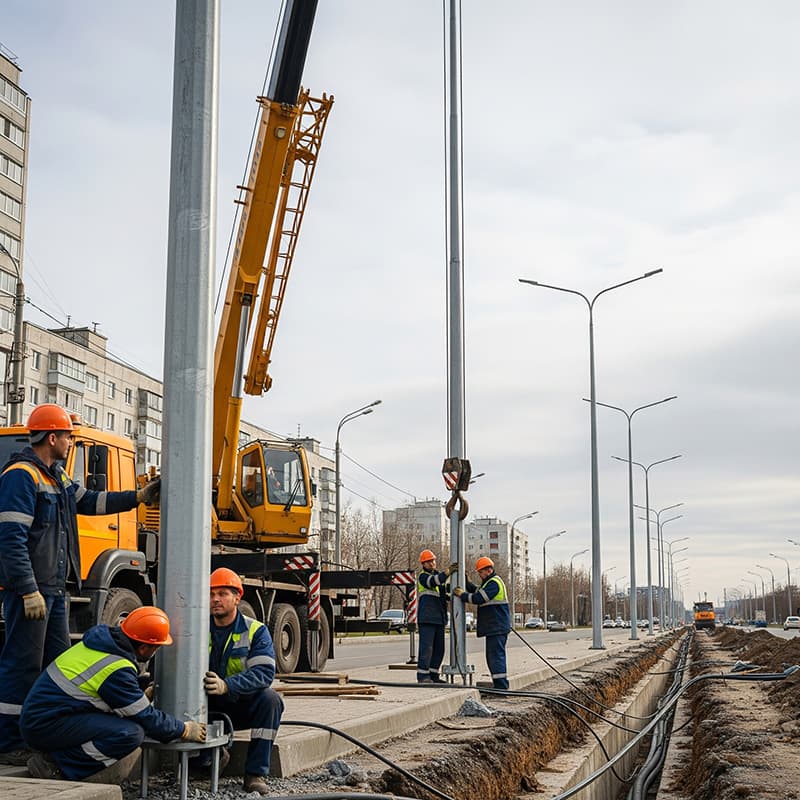 Наружное освещение улицы